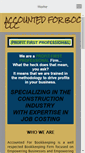 Mobile Screenshot of accountedforbookkeeping.com